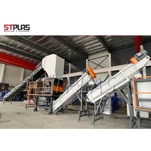 156kw 1000kg/H SUS304 HDPE Washing Line for drums/bottles/baskets/barrels hard