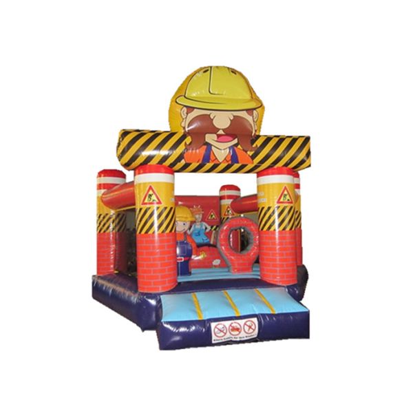 New Construction workers inflatable bouncer inflatable construction site jump