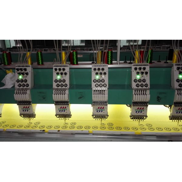 Original Second Hand Embroidery Machine , Used Monogram Machine Auto Color Change