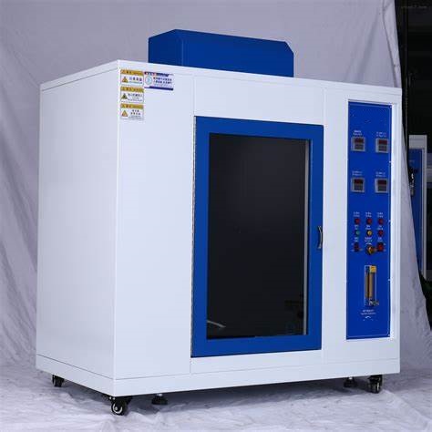 Automotive Interior Combustion Test Chamber With Fume Hood For Qualitative Evaluation Of The Flammability