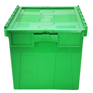 Multi-functional Reusable Moving Boxes with Attached Lid Tote