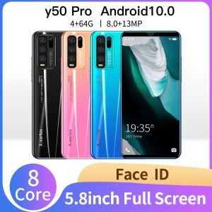 Y50 4GB 64GB Smartphone Original Android Mobile Phones GPS Cell Phone