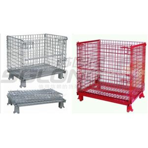 wire container, wire cage, collapse wire cage , collapse wire container ,