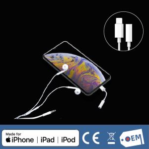 MFi Certified Lightning to 3.5 mm Headphone Jack Adapter