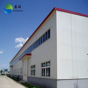 China Prefab Steel Warehouse with Q235/Q355 Steel Frame on sale