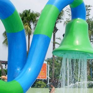 Customized Fiberglass Flower Spray Park Equipment, Family Entertainment Water