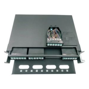 1U 19' Racks Enclosure MPO-LC Connector Fiber Optic Cassette Patch Panel for