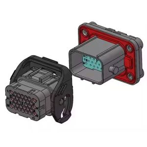 Neopower 32-Pin Hybrid IP67 EV Power & Signal Connector (6x13A Power, 26x5A