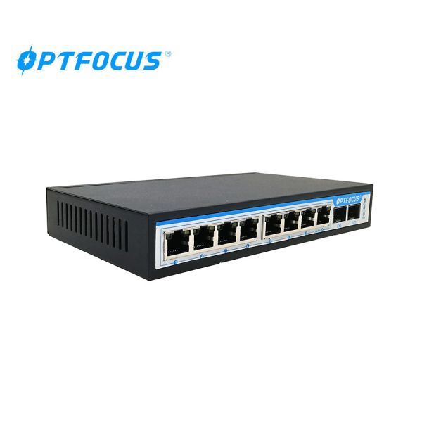Buy Fiber Optic Switch 8 Port Gigabit PoE Network Switch With LED Indicators at wholesale prices
