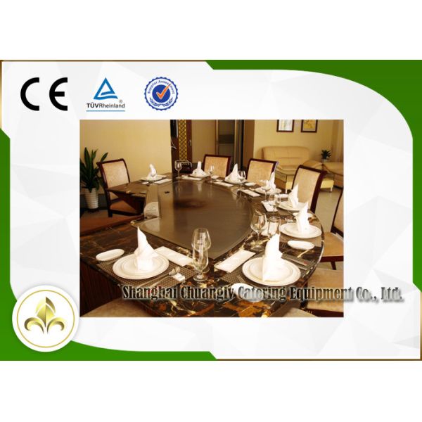 Restaurant Hibachi Gas Grill Griddle Plate Stainless Steel 304 Material With Ventilation