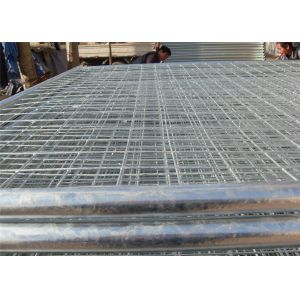 Silver Color Temporary Dog Fence Non Permanent Fence For Dogs OD 32 Pipes