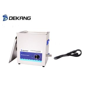 Quality 300W 14L Mechanical Ultrasonic Cleaner , Sliver Stainless Steel Ultrasonic Cleaner for sale