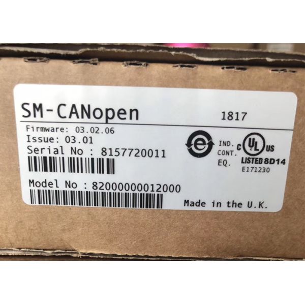 Buy Nidec Control Techniques SM-CANOPEN Communications 82000000012000 Option Module interface at wholesale prices