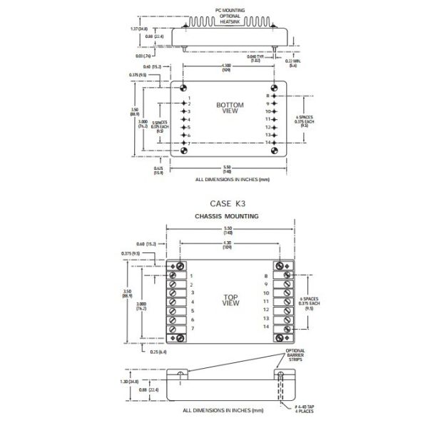Buy WR12T05-15/55K 50 to 60 Watt Wide input DC/DC converters  FUJITSU IGBT Power Module at wholesale prices