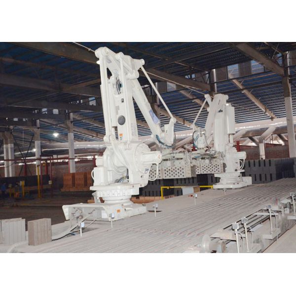 automatic clay brick block robot setting stacking machinery for clay brick
