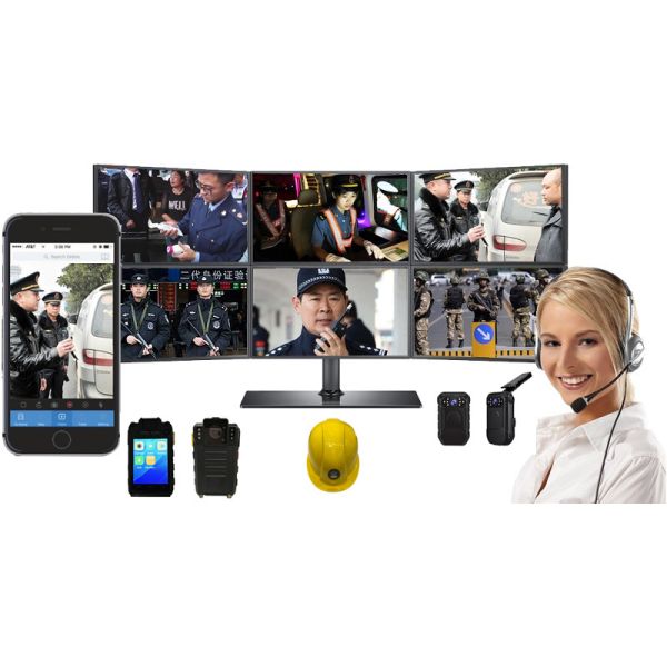 8 hours video recording Police Worn Cameras 128GB Storage 2800mAh Body Worn Camera