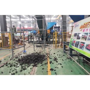 Automatic Waste Tire Shredder with 380V/50HZ Power and 12 Months Warranty for