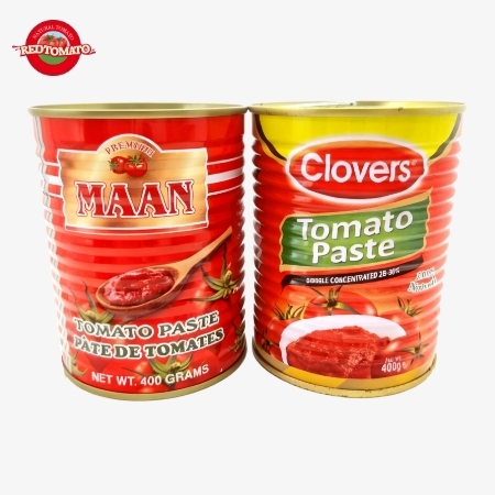 Buy 400g Canned Paste De tomates Brix28-30% at wholesale prices