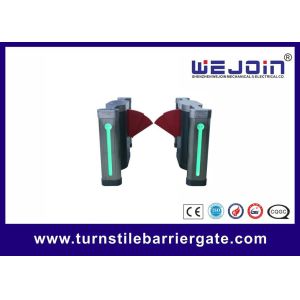 high class comercial Pedestrian Retractable Optical Flap  Barrier, manufacture of China