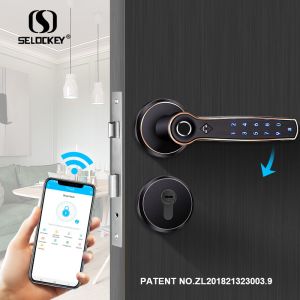 APP WIFI Fingerprint Apartment Electric Bluetooth Gate Locks