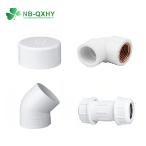 China ASTM PVC UPVC Plumbing Fittings for Water Supply Plastic Schedule40 Sch80 Pipe Fittings on sale