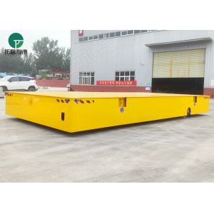 China Made Warehouse Electric Flatbed Car Trackless Transfer Trolley