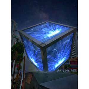 China Flexible LED Mesh Display P100 IP67 Waterproof RGB LED Mesh Screen For Glass Curtain Building on sale China Flexible LED Mesh Display P100 IP67 Waterproof RGB LED Mesh Screen For Glass Curtain Building on sale