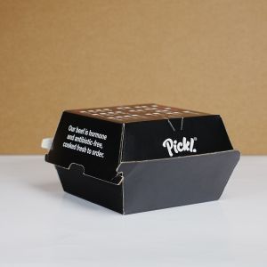Burger Box Customization Disposable Fast Food Waiver Packaging Paper Box