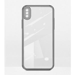 TPU Edge Glass Back Hybrid Scratch Proof Phone Cover High Transparency Impact