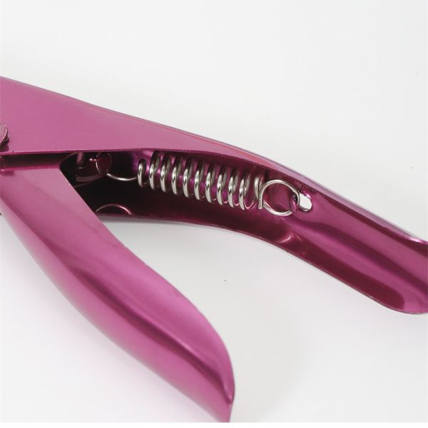 Straight Blade Stainless Steel Acrylic False Tips Clipper for Nail Hand Edge Cutting