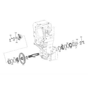 SP100061 ZF.0634303466 Sealing O Ring Motor Grader Components