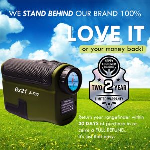 6x21 1000m Golf Laser Distance Finder For Shooting