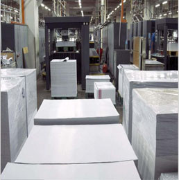 Quality Recycled Mixed Pulp Glossy Paper C1S White Card Board Paper for sale