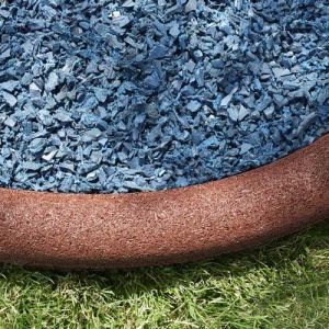 1000*100mm Rubber Border Edging Removable Garden Flower Bed Edging Waterproof