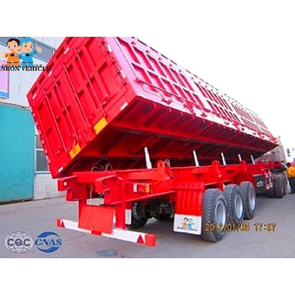 Buy Torsion Resistant Hyraulic 30M3 50 Tons Dump Semi Trailers at wholesale prices