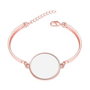 Women Jewelry Elegant Sublimation Bracelet Blanks DIY Custom Sublimation Charm