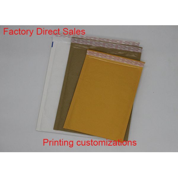 Recyclable Courier Bubble Mailers Padded Envelopes Self Adhesive Seal Custom