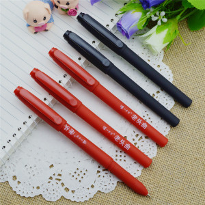 Quality Gel pen,Promotional gel-ink pen with cap,black rubber gel-ink pen, for sale