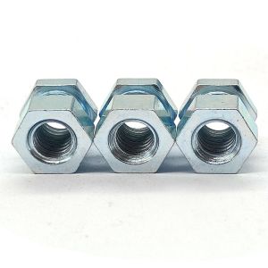 Anodized Hexagonal Head Nut M8 M12 M16 M20 Zinc Plated Nut Blue White