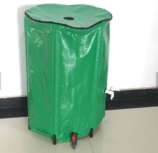 Buy Flexible 100L Collapsible PVC Water Butt Rain Barrel For Garden Rainwater Collector at wholesale prices