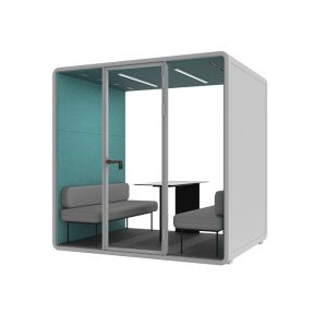 Silent Cabin With Intelligent Control For Exhibition Silent Booth L Size For 4
