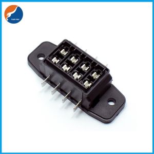 4 Input 4 Output Ways Car Auto Fuse Blocks Holder For ATO ATC 257 287 Blade Fuse
