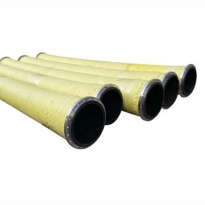 Synthetic Fabric Flex Rubber Mining Hose 10-22 Bar For Transporting Slurries