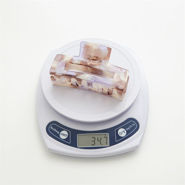 Acetic acid large hair grab clip accessories catch ponytail clip simple temperament headwear manufacturers wholesale