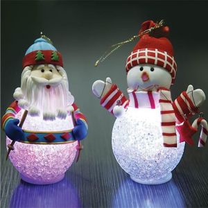 Eclectronic Christmans Snowman Candles