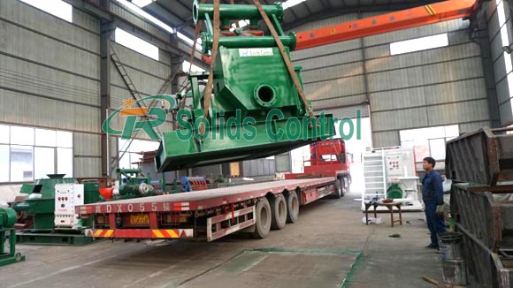 Mud desander for sale TRZS60 Bottom Shaker Drilling Mud Desander 45um - 75um Separation Point