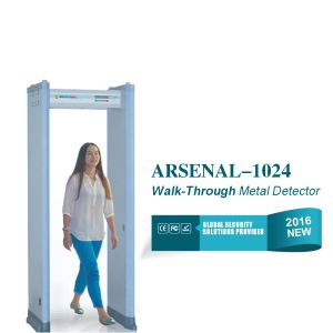 Public Walk Through Metal Detector Security Gate anti - interference