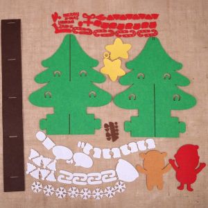 Customized Size Christmas Party Crafts Window Decorations Holiday Party Type