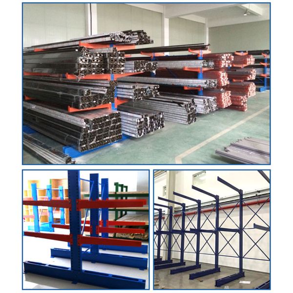 Lightweight Outdoor Selective Cantilever Racking Multi-Level For Warehouse Storage Racking