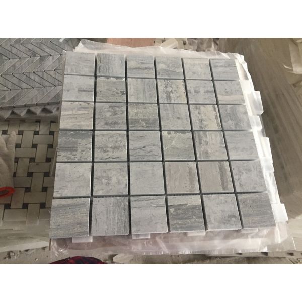 Good High Quality Marble Mosaic , New Design marble Mosaic tiles Blue Wood Mosaic